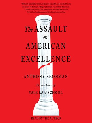 cover image of The Assault on American Excellence